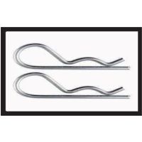 R-Clips – Cotter Pins R Type Retaining Clips for Shafts and Clevis Pins – Spring Steel Zinc Plated, Stainless Steel, Metric 1.2-6mm Wire Diameter for Machinery, Automotive and Agricultural Linkages